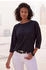 Vivance Dreams 4-Arm-Shirt bügelfreie Crêpe-Qualität schwarz