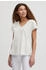 Oxmo Kurzarmbluse OXSabine 21800176-ME off white