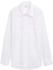 Tom Tailor Denim Oversize Hemdbluse Brusttasche weiß