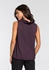 Laura Scott Blusentop aus Satin und Jersey rot bordeaux