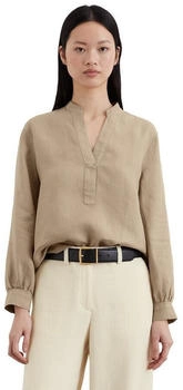 Marc O'Polo Leinen-Tunikabluse regular summer sand (M03113542095_723)