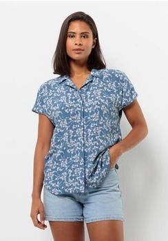 Jack Wolfskin Sommerwiese Shirt Leaves elemental blau