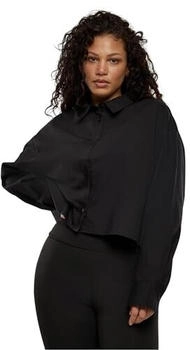 Urban Classics Cropped Oversized Bluse schwarz TB6065
