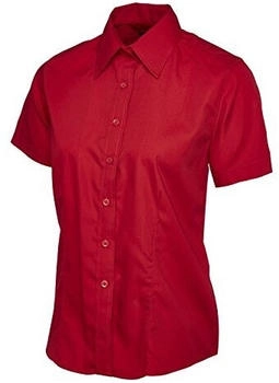 Uneek Clothing Bluse Kurzarm 'UC712' rot L