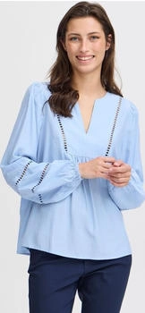 B.Young BYILVILYA Damen Bluse V-Ausschnitt Puff&auml;rmel A-Linie