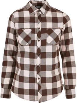 Urban Classics Turnup Checked Flanell Langarmhemd TB1280-04017-0054