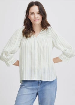 Fransa FRNADU SH Damen Bluseshirt split-neck-ausschnitt baumwolle regular fit
