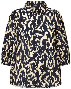 Ulla Popken Bluse sand schwarz