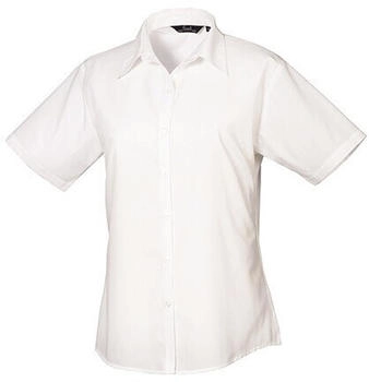 Premier Workwear Poplin Kurzarm-Bluse