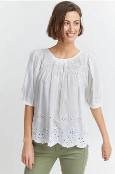 Fransa Bluse 'FRANGI' weiß