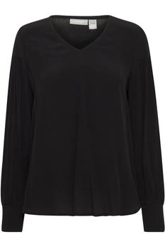 Fransa Bluse 'Lena' schwarz