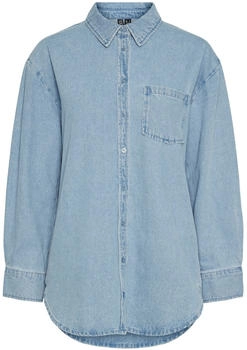 Pieces Bluse 'PCMaisie' hellblau