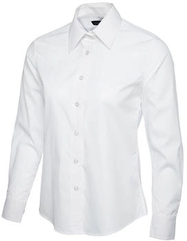 Uneek Clothing Bluse Langarm UC711 weiß
