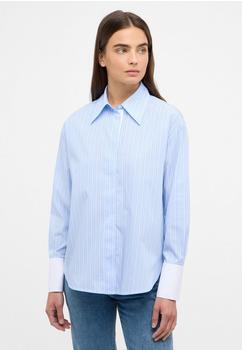 Eterna Hemdbluse OVERSIZE FIT hellblau