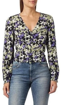 Tom Tailor Denim Cropped Bluse Muster 1038129 lilac grün