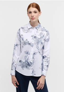Eterna Regular Fit Langarm Bluse floral marine 7992-19-D935