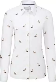 Schöffel Country Hemdbluse Norfolk Pheasant weiß