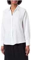 Vero Moda Langarmbluse "VMMELANEY QUEENY LS SHIRT WVN NOOS" Kunstfaser, loose fit