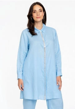 Yoek Blusentop light blue