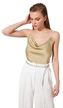 Trendyol Steinbügelsatin-bluse Blouse Westlich mint