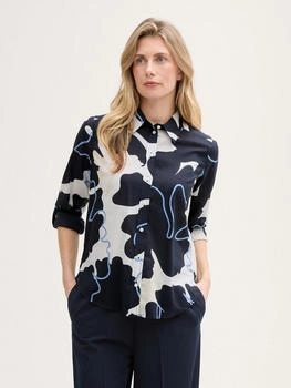 Tom Tailor Bluse Muster big floral shapes design