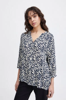 ICHI Shirtbluse Print total eclipse paisley aop 202928