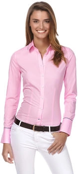 Vincenzo Boretti Damen Bluse tailliert Stretch pink