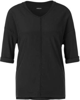 Marc Cain Blusenshirt Material-Mix schwarz
