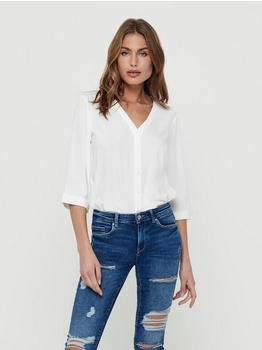 Jacqueline de Yong Shirtbluse 'Lion Capote Shirt' rot cloud dancer