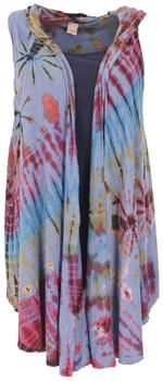 Guru-Shop Batiktunika hellblau blau