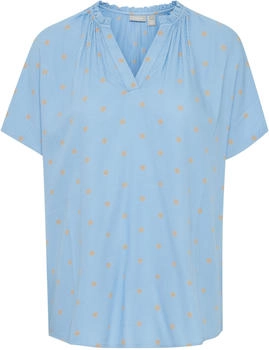 Fransa Bluse 'Kamma' blau orange