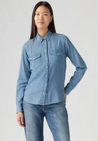 Levis Jeansbluse "ESSENTIAL WESTERN" mit Brusttaschen mit Druckkn&ouml;pfen