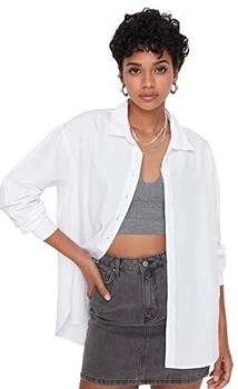 Trendyol Loss Fit Shirt weiß