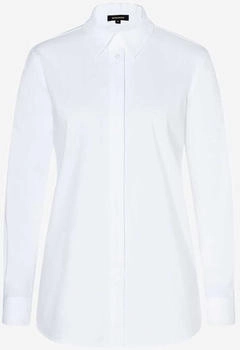 More & More Langarmblusen Long Shirt Blouse weiß