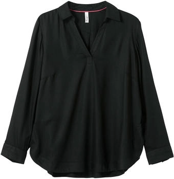Sheego Twill-Tunika schwarz