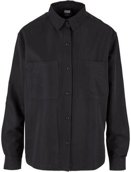 Urban Classics Damen Bluse schwarz