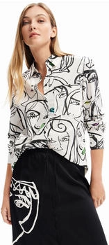 Desigual Cam Verona Bluse weiß