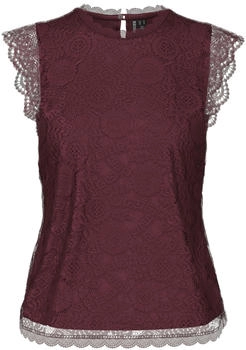 Pieces Bluse 'PCOlline' weinrot