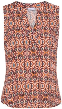 Lascana Bluse beige braun dunkelgrün weinrot