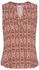 Lascana Bluse beige braun dunkelgrün weinrot