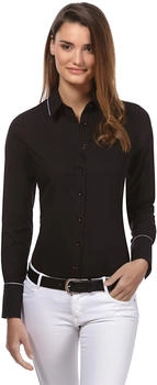 Vincenzo Boretti Bluse modern-fit uni bügelleicht Baumwolle 0866