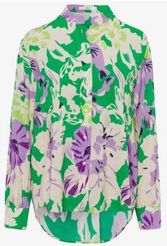 BRAX Style Viv Viscose Print Bluse apfelgrün