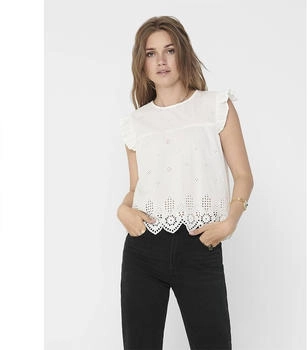 Only ärmellose Bluse CloudDancer 15213398