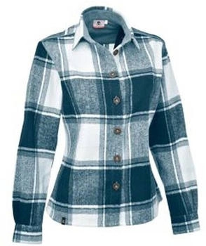 Maul Bluse Filzmoos Flanell petrol blue