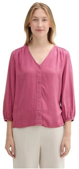 Tom Tailor Klassische Bluse Melange-Optik