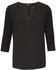 Comma Shirt 4-Ärmel Tunika-Ausschnitt Viskose-Mix Satin Chiffon