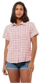 Jack Wolfskin Febla Bluse rosa check