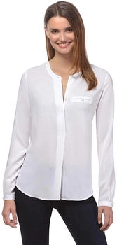 Vincenzo Boretti Damen Bluse gerade geschnitten Rundhals 0801