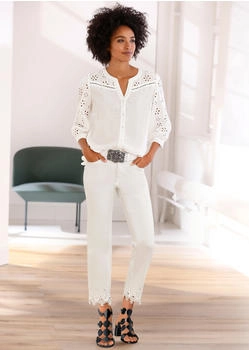 Heine Spitzenbluse sanftes weiß 23248042