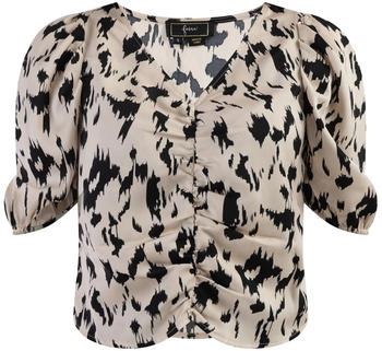 Faina Damen Bluse beige schwarz